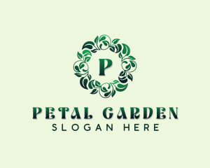 Herbal Garden Leaves logo design