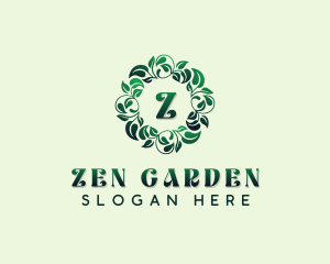 Herbal Garden Leaves logo design