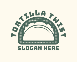 Rustic Taco Restaurant Badge logo