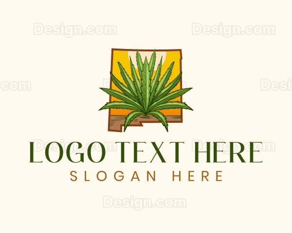 New Mexico Leaf Plant Logo