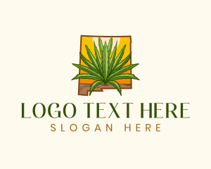 New Mexico Leaf Plant logo