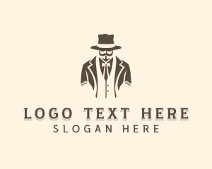 Hipster Gentleman Menswear logo