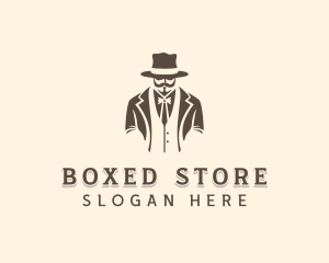 Hipster Gentleman Menswear Logo