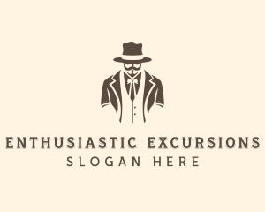 Hipster Gentleman Menswear Logo