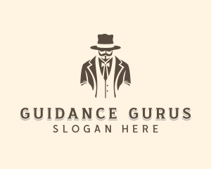 Hipster Gentleman Menswear Logo