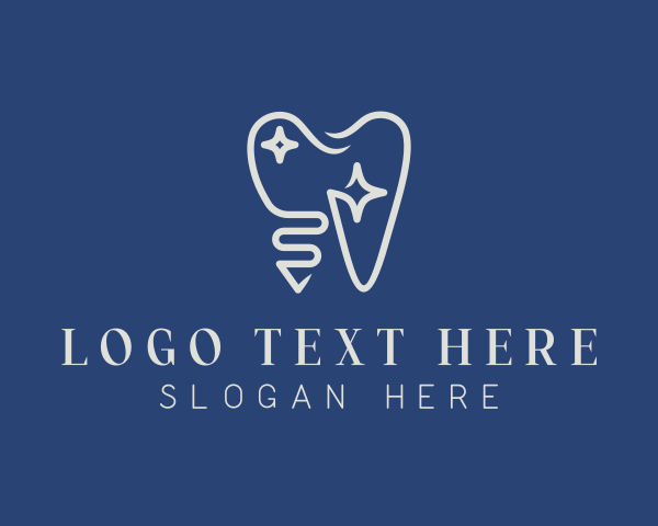 Tooth logo example 2