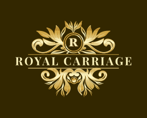 Royal Floral Ornament logo design