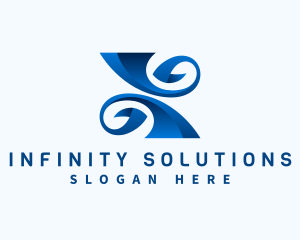 Modern Business Infinity logo design