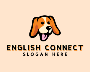 Happy Beagle Puppy Dog logo design