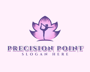 Yoga Meditation Lotus Logo