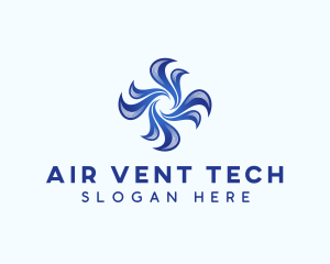 Wave Fan Tech logo design