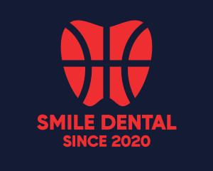 Dental Basketball Tooth logo design