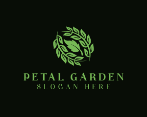 Natural Herbal Leaves logo design