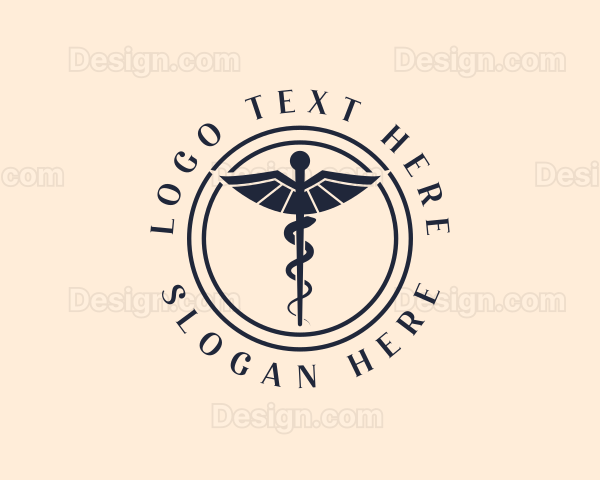 Medical Caduceus Pharmacy Logo