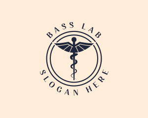 Medical Caduceus Pharmacy logo design