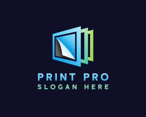 Picture Document Printing logo design