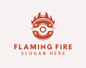 Red Flaming Mechanic logo