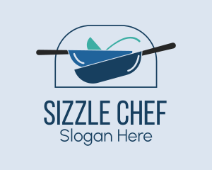 Pile Cooking Pans  logo design