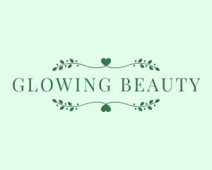 Organic Skincare Text logo design