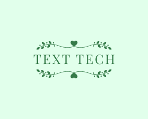 Organic Skincare Text logo design