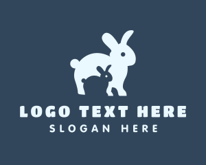 Bunny Animal Pet logo