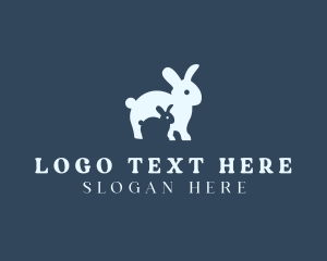 Bunny Animal Pet logo