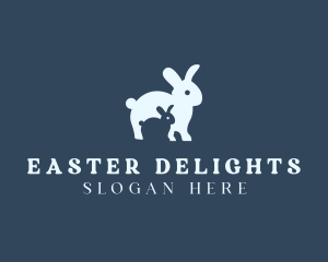 Bunny Animal Pet logo design