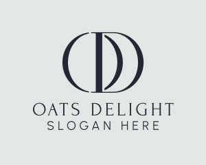 Modern Luxury Company Letter OD logo design