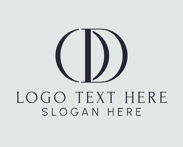 Modern Luxury Company Letter OD logo