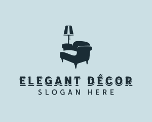 Armchair Furniture Decor logo design