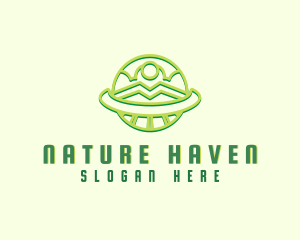 Nature Planet Farm logo design