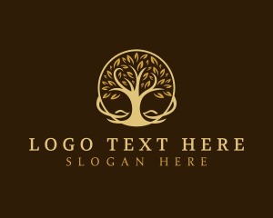 Elegant Tree Nature logo