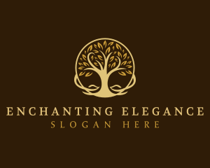 Elegant Tree Nature logo design