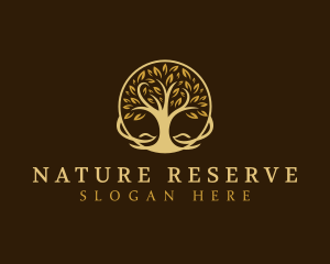 Elegant Tree Nature logo design