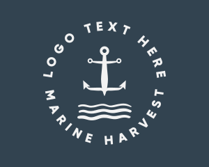 Classic Marine Anchor  logo design