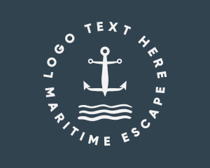 Classic Marine Anchor  logo