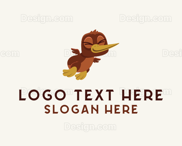 Duck Duckling Bird Logo