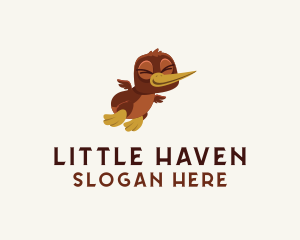 Duck Duckling Bird  logo design