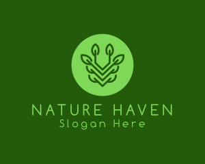 Gardener Natural Plant logo design