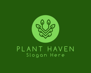 Gardener Natural Plant logo design