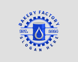 Industrial Oil Barrel logo design