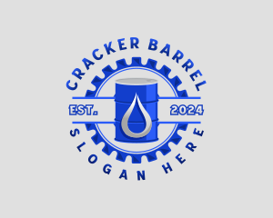 Industrial Oil Barrel logo design