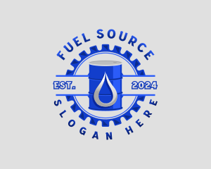 Industrial Oil Barrel logo design