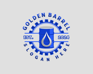 Industrial Oil Barrel logo design