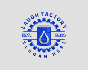 Industrial Oil Barrel logo design