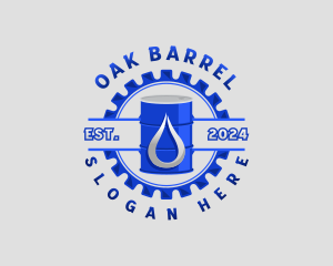 Industrial Oil Barrel logo design