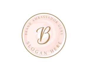 Feminine Watercolor Salon logo design