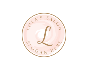 Feminine Watercolor Salon logo design