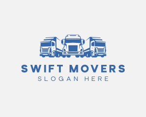 Mover Trucking Logistics logo design