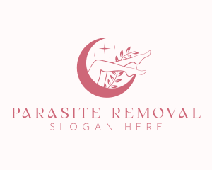 Waxing Legs Spa logo design